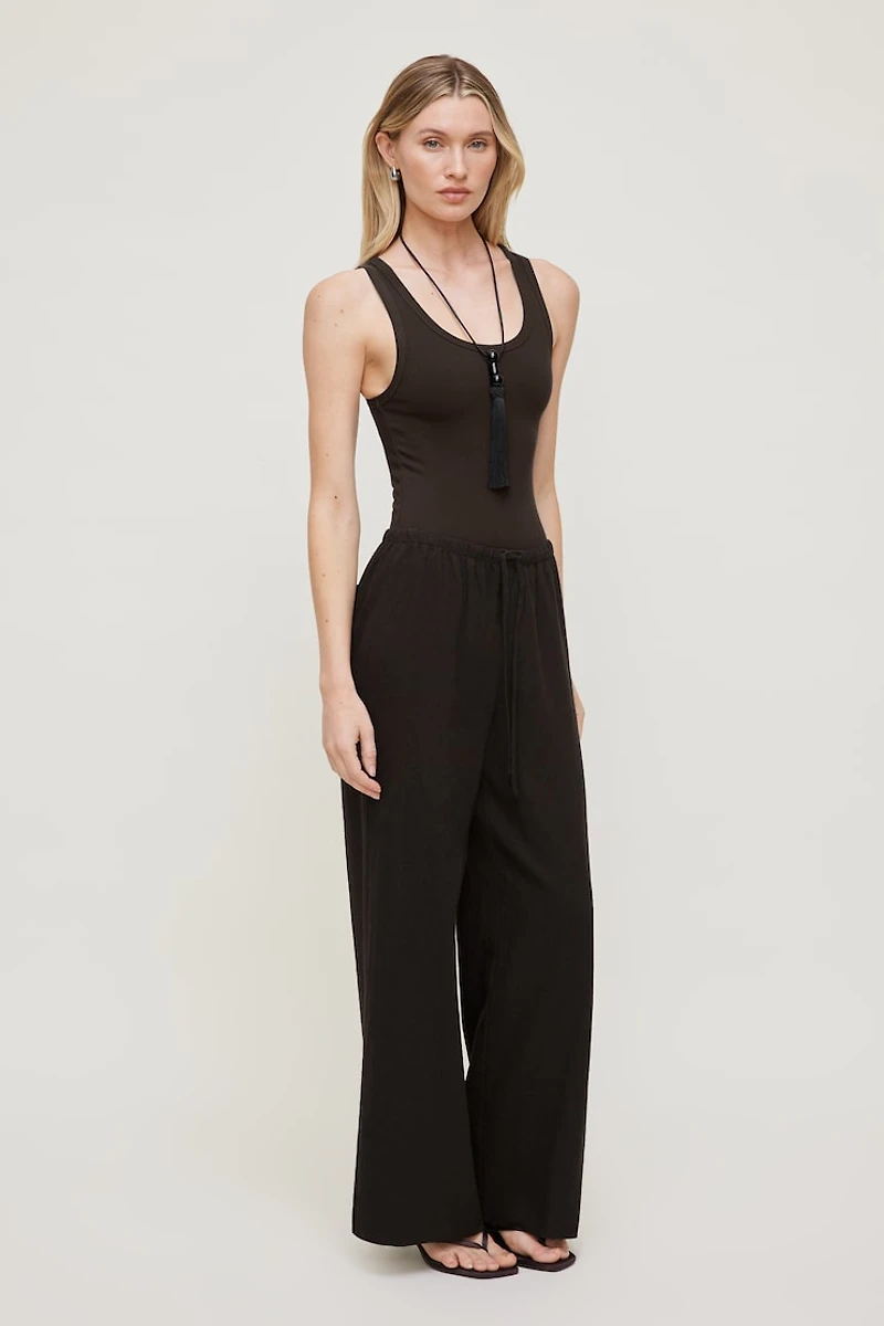 Leo Linen Wide Leg Pants
