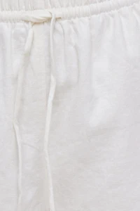 Short à taille haute en lin