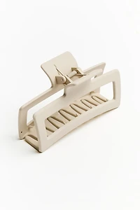 Grosse pince à cheveux rectangulaire