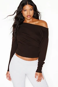 Off Shoulder Reset Long Sleeve Top