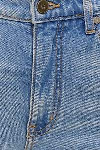 Jean Heidi à taille haute et jambe large