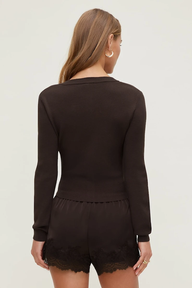 Rebecca Crewneck Cardigan