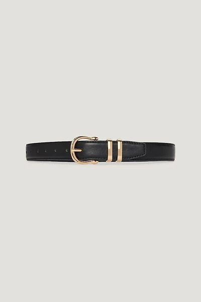 Classic Faux Leather Belt