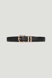 Classic Faux Leather Belt