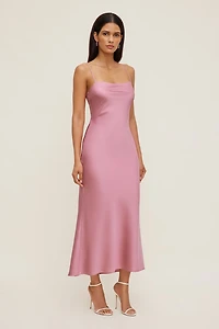 Aubrey Satin Maxi Dress