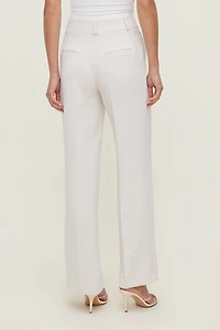 Pantalon fluide à jambe droite Camelia