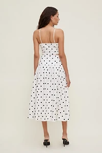 Cropped Poplin Tank Top