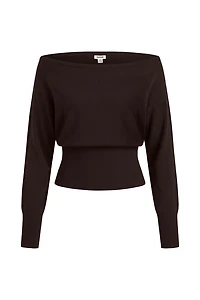 Off Shoulder Reset Long Sleeve Top