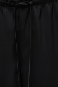 Pantalon en satin à jambe large Leo