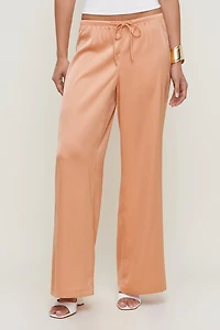 Leo Satin Wide Leg Pants
