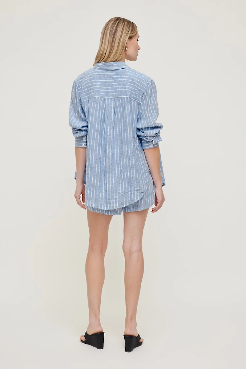 Isla Oversized Linen Shirt