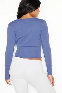 Clean Cinch Waist Cardigan