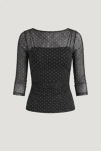 Maude Mesh Top