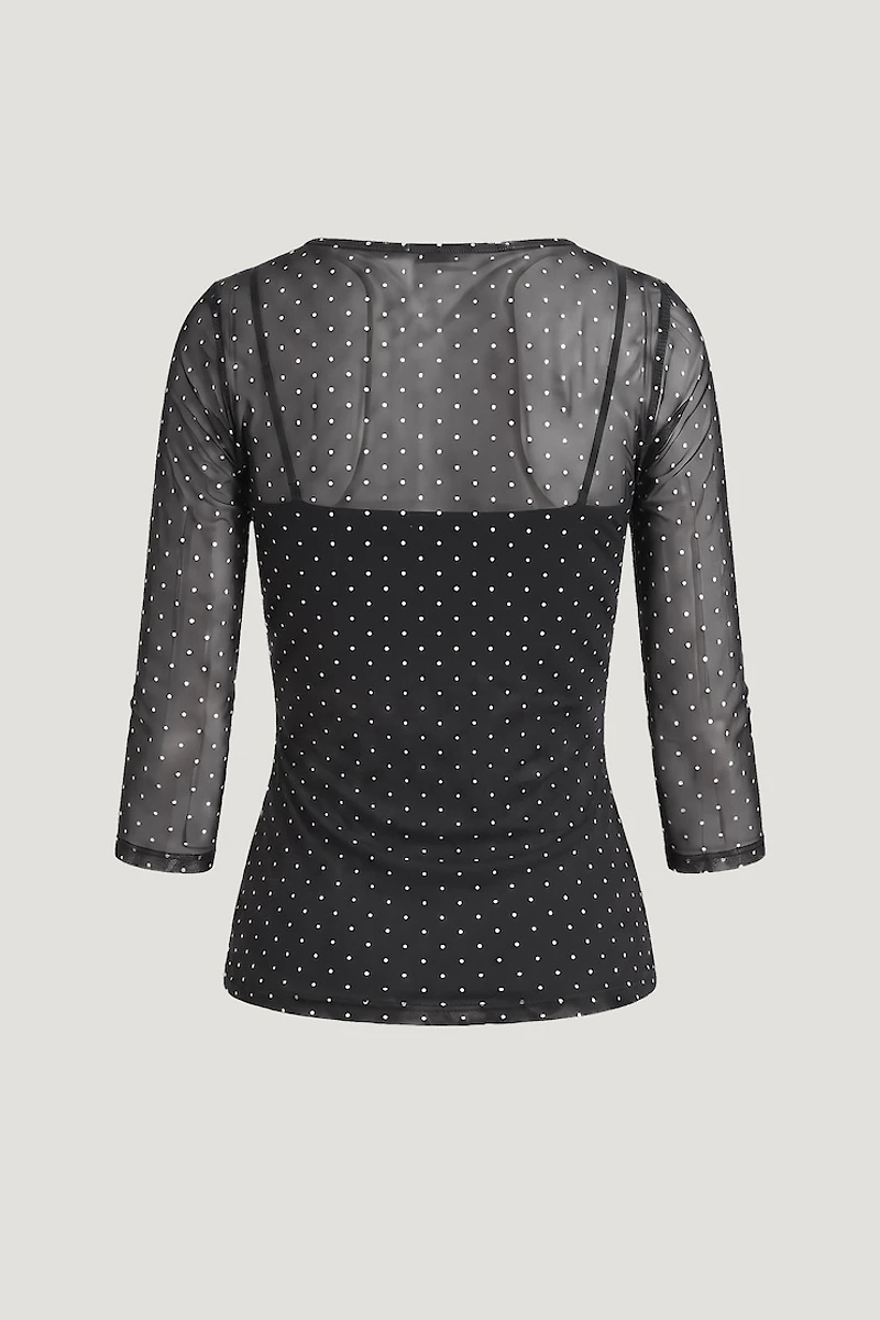 Maude Mesh Top