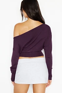 Off Shoulder Reset Long Sleeve Top