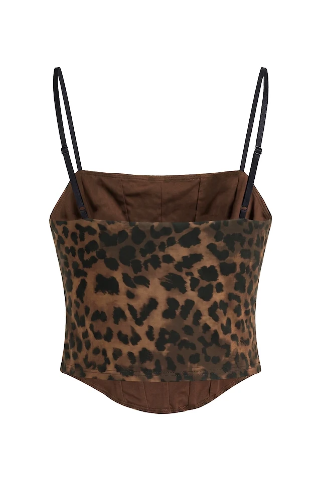 Mesh Bustier Top