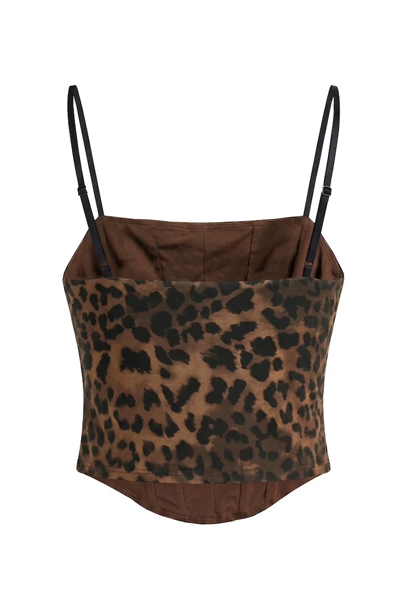 Haut bustier en maille