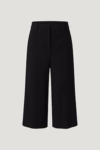 Jupe-culotte taille haute en crêpe