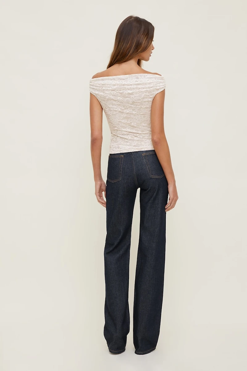 Off Shoulder Lace Top