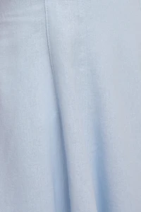 Ivory Linen Mini Dress