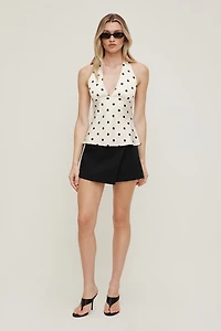 Penny Asymmetric Mini Skort