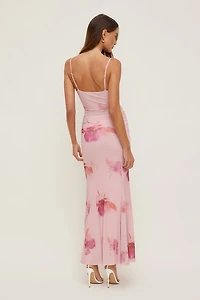 Delphi Mesh Maxi Dress