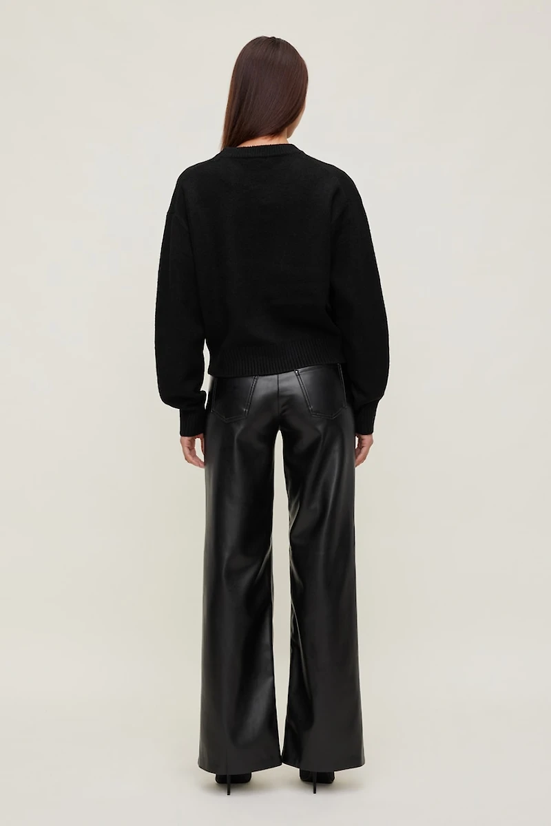 Shrunken Crewneck Sweater