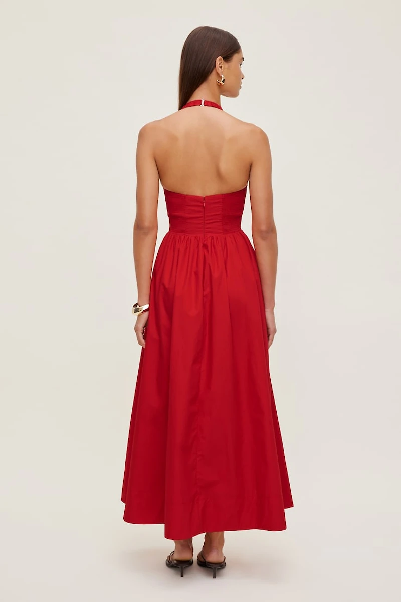 Taylor Poplin Maxi Dress