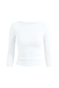 SnatchRib 3/4 Sleeve Top