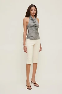 Bry Mesh Halter Top