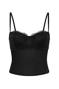 Sabrina Sheer Lace Corset Top