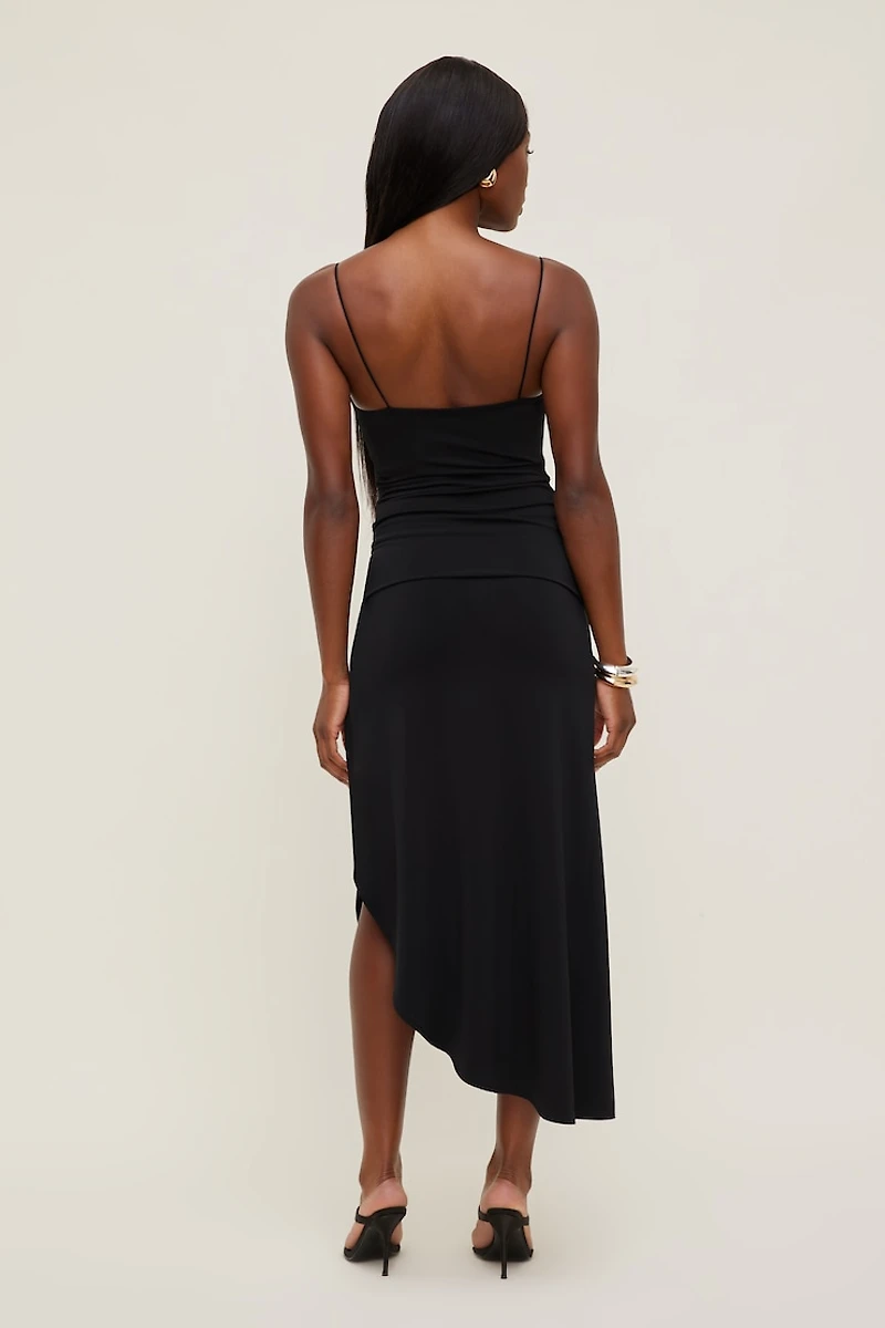 Sculpt Slit Midi Skirt