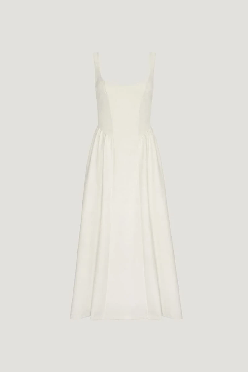 Robe maxi en point de Rome Irina