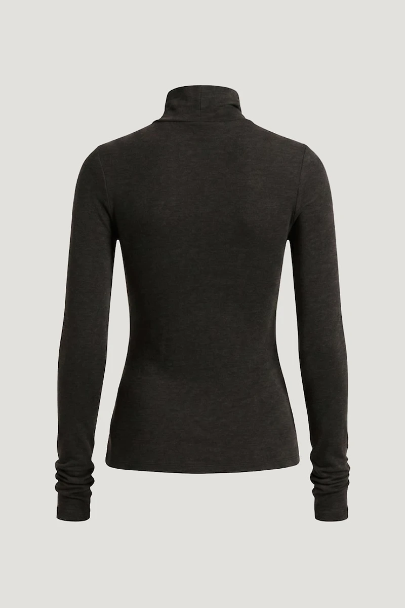 Fitted Turtleneck Top