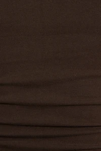 T-shirt écourté à col rond SuperSoft