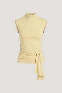 Sculpt Draped Scarf Top