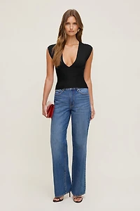 V Neck Bandage Top