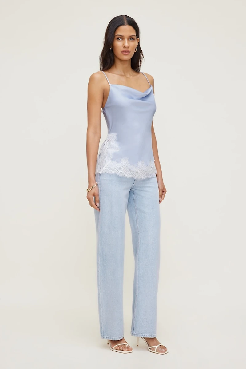 Madi Lace Satin Cami Top