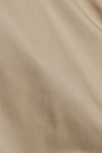 Crop Twill Bomber Jacket
