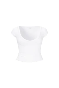 SnatchRib Deep V-Neck T-Shirt