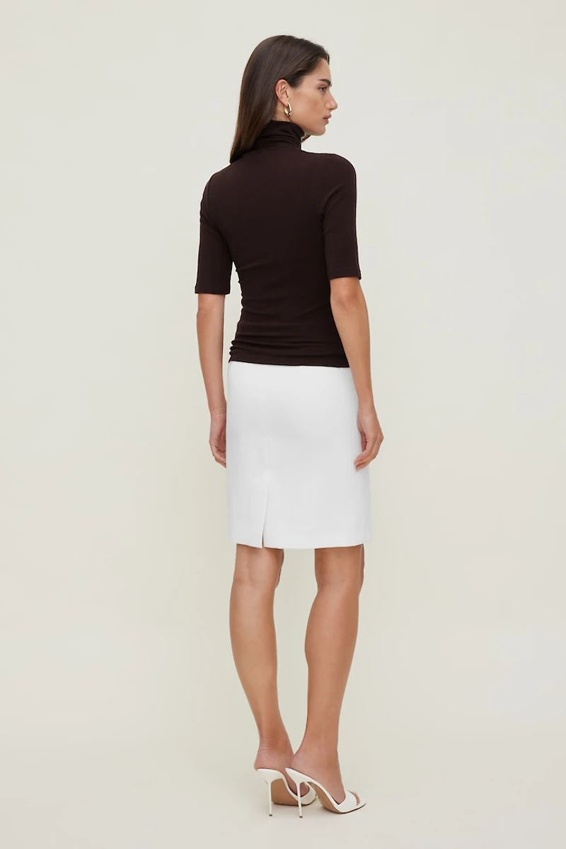 3/4 Sleeve Turtleneck Top