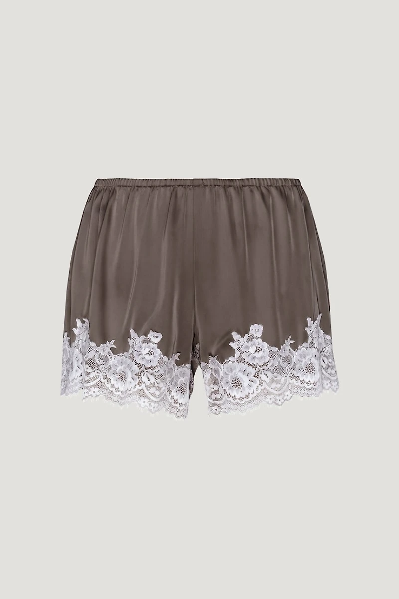 Lace Satin Shorts