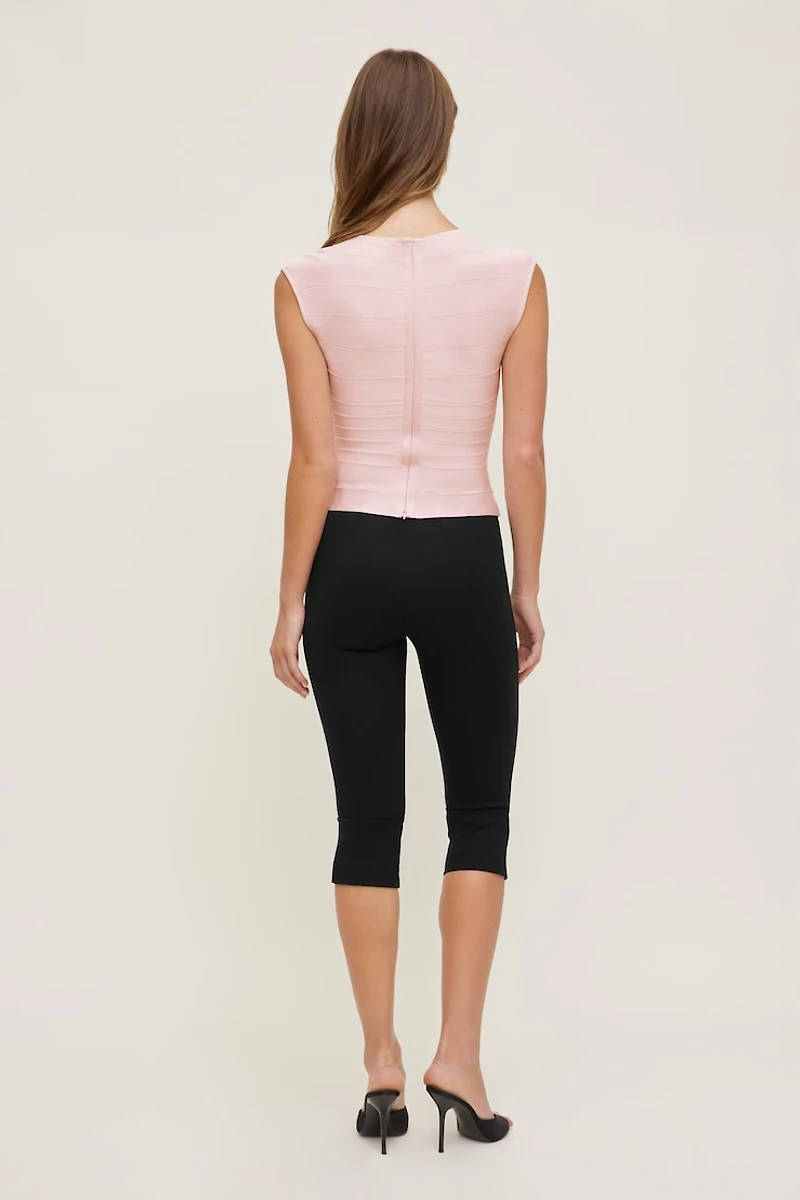 V Neck Bandage Top