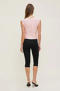 V Neck Bandage Top