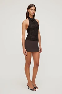 Jacquard Halter Top