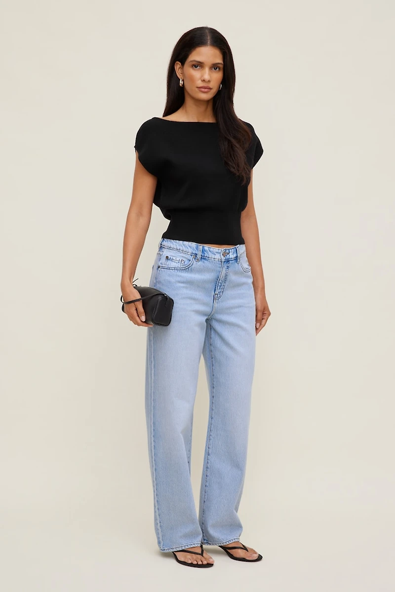 Aria Boat Neck Sweater