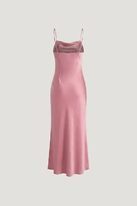 Aubrey Satin Maxi Dress