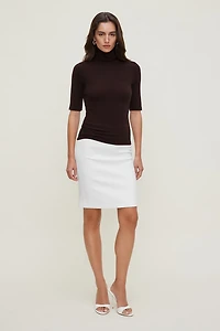 3/4 Sleeve Turtleneck Top