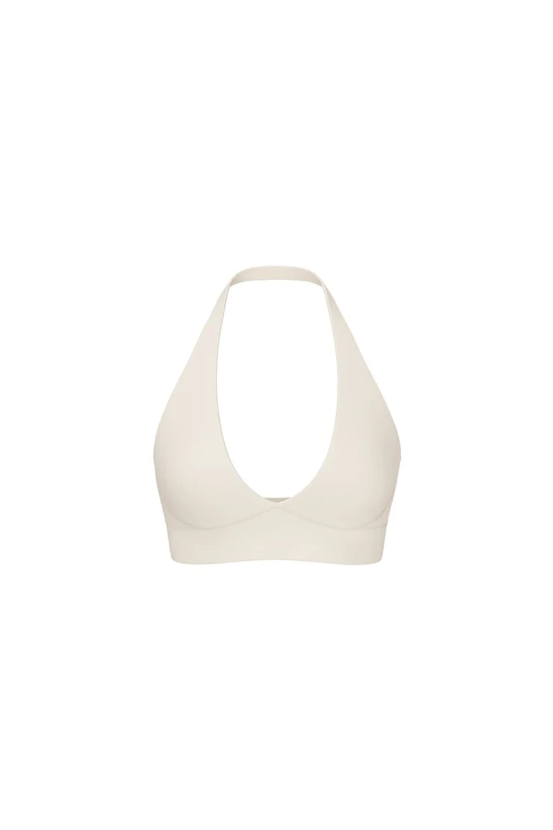 Soutien-gorge sport à col licou plongeant