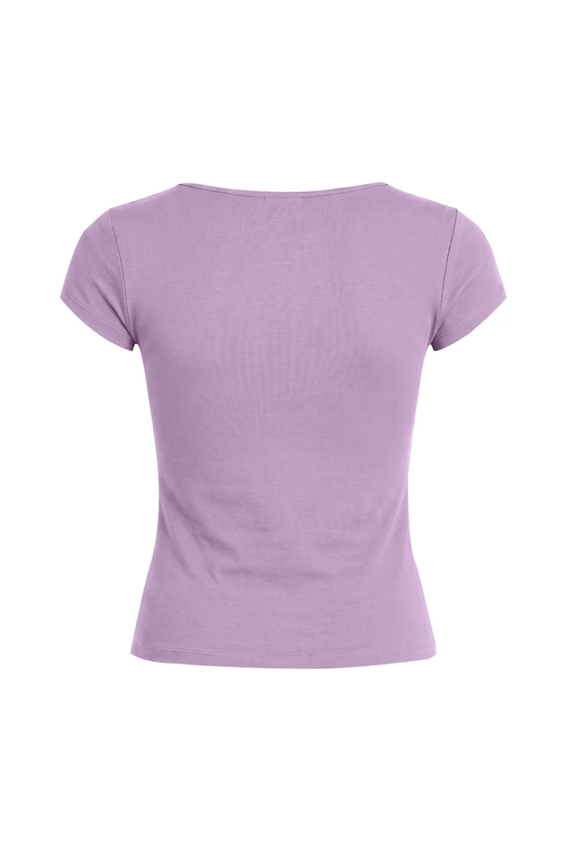 Sleek Plunge T-Shirt
